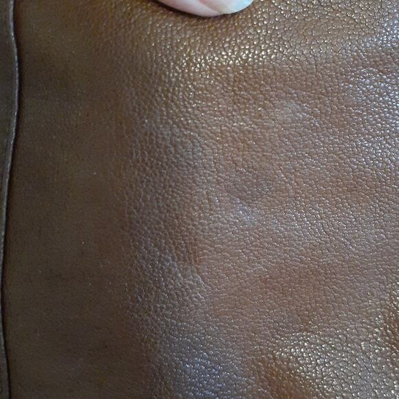 Fossil Key Brown Leather Crossbody Purse Extended Zipper Classic Neutral 11 X 10 - Picture 9 of 11